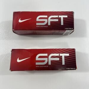 New Nike Golf Balls SFT 1 Nike Distance Long And Soft 6 Balls Total Damaged Box